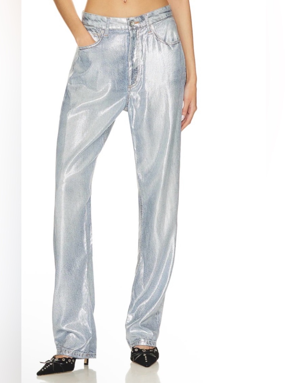 rag & bone Alex liquid high rise straight